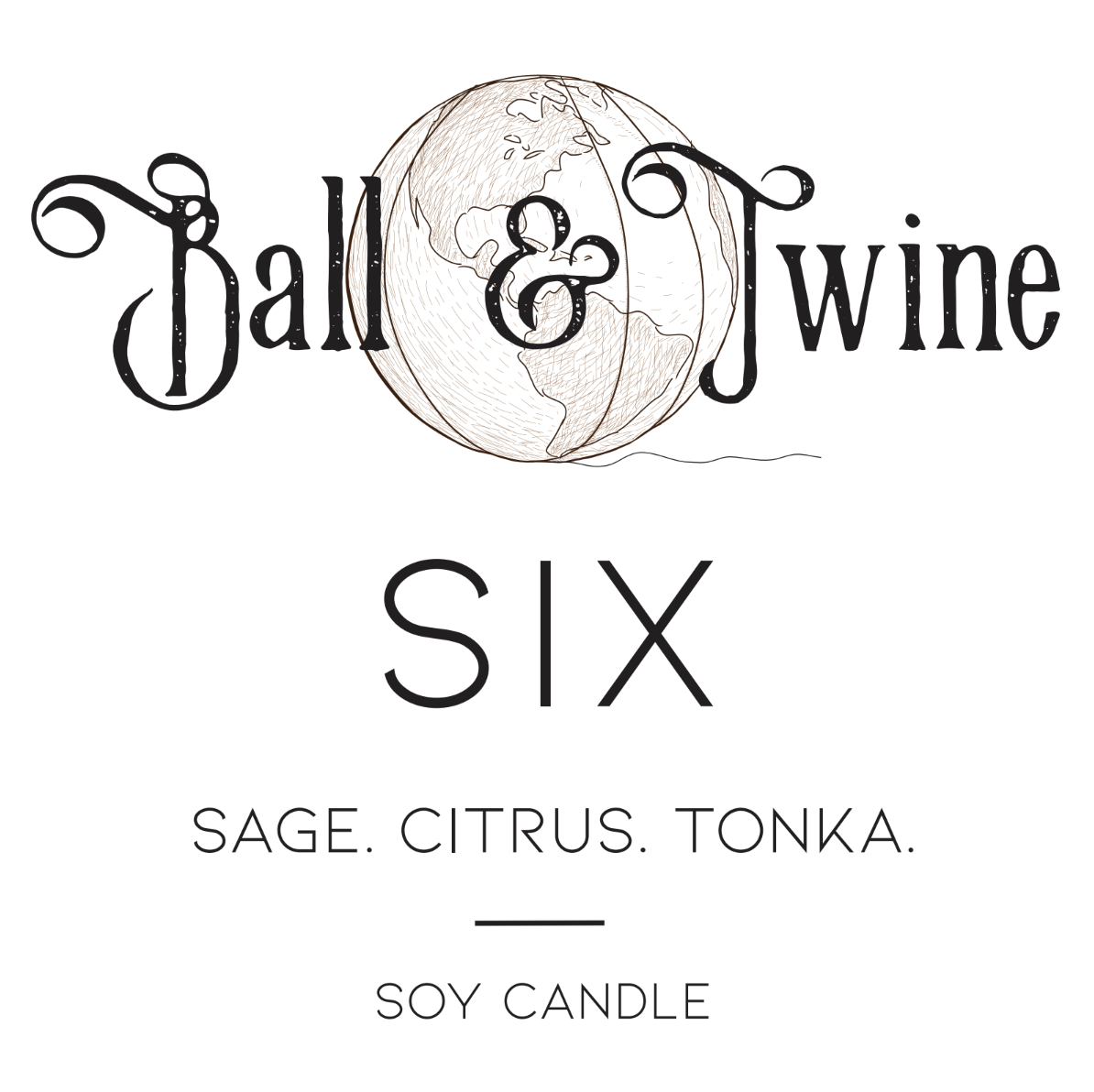 SIX | PREORDER | 16 oz Double Wick Candle