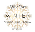 WINTER candle label