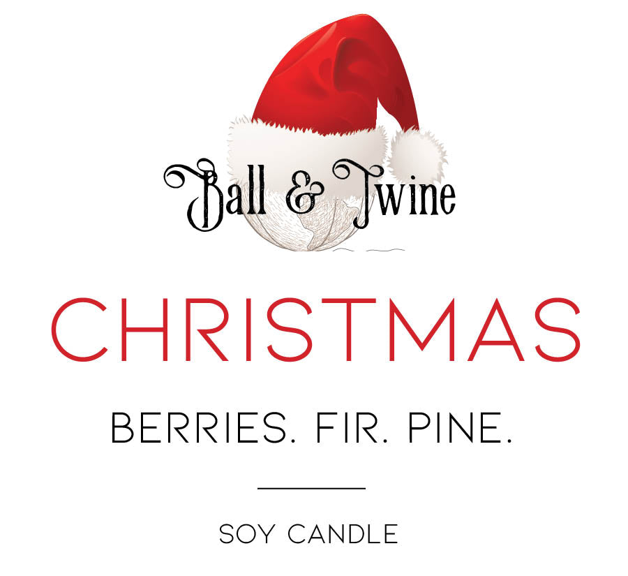 CHRISTMAS candle label