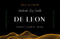 ONE (formerly DeLeon) candle label