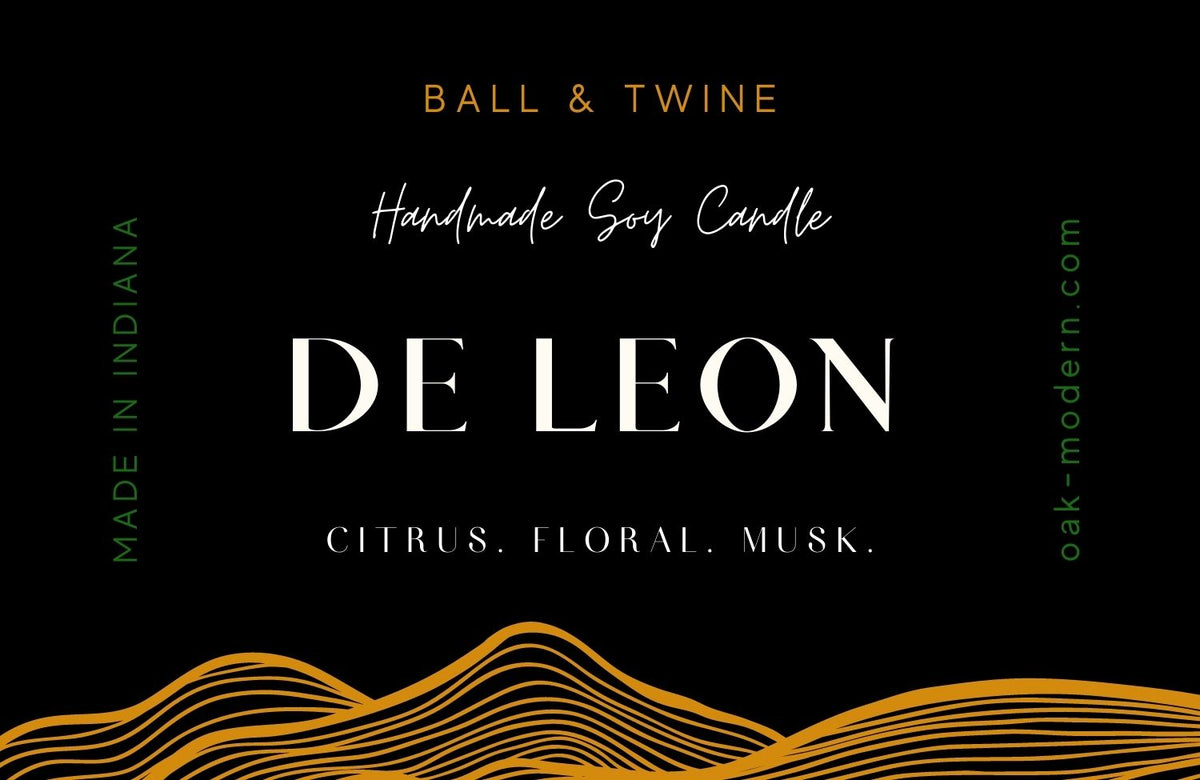 ONE (formerly DeLeon) candle label