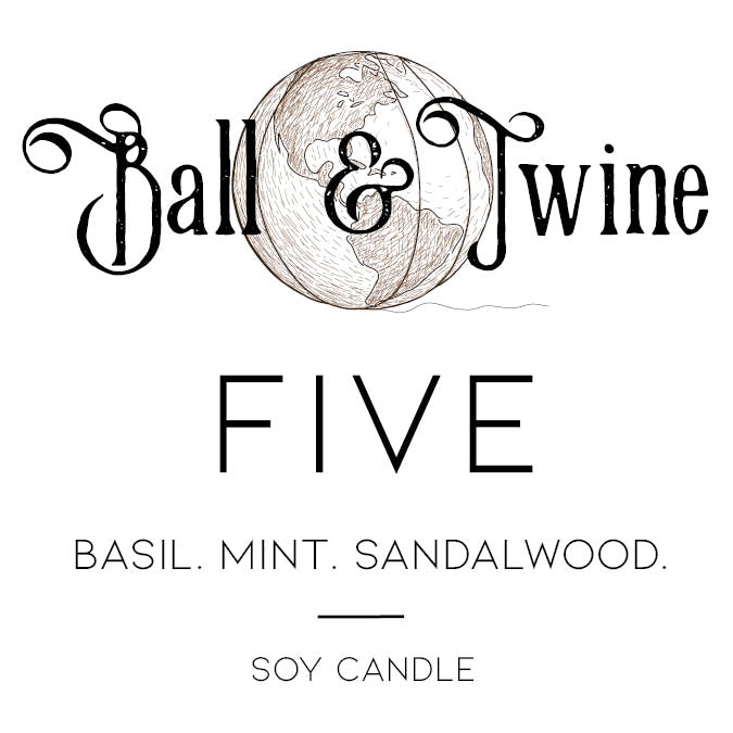 FIVE candle label