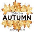 AUTUMN candle label